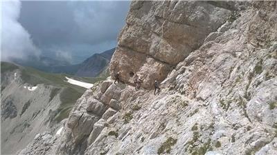 Gran Sasso - Ferrata Bafile